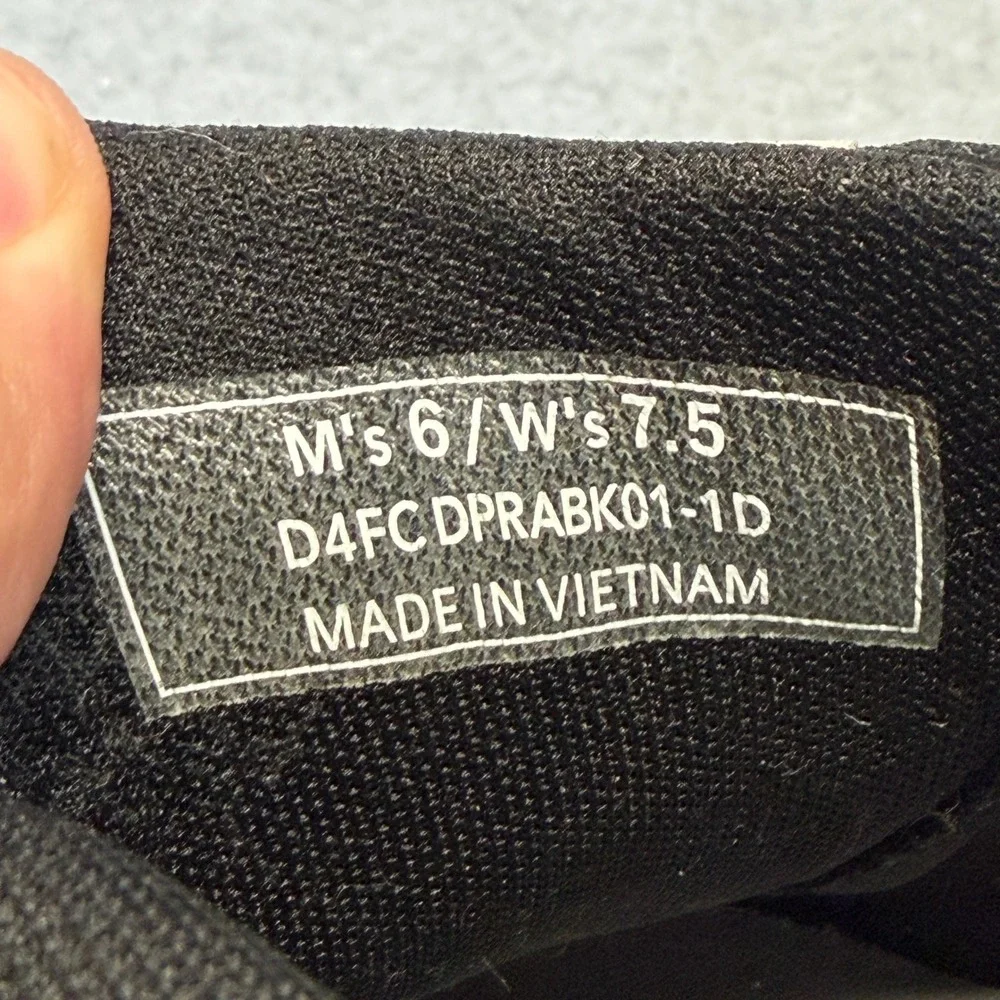 Kizik Prague Women Shoe Size 7.5 Black Canvas Hands Free Step In Comfort Sneaker
